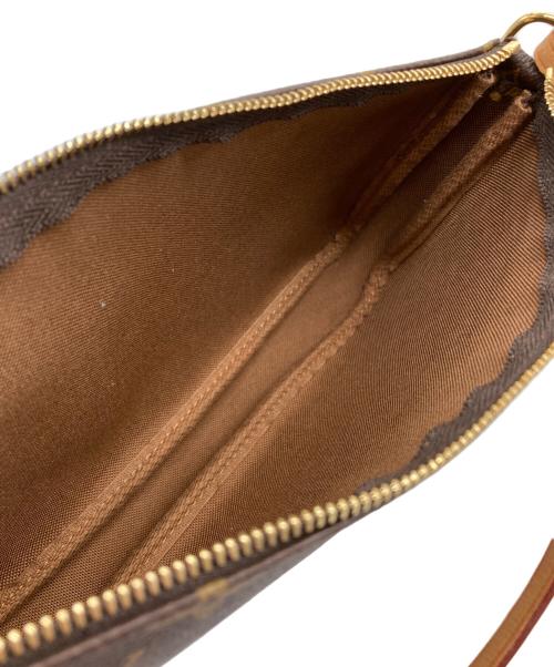 LOUIS VUITTON（ルイ ヴィトン）LOUIS VUITTON (ルイ ヴィトン) ポシェット・アクセソワール モノグラムハンドバッグ ブラウンの古着・服飾アイテム