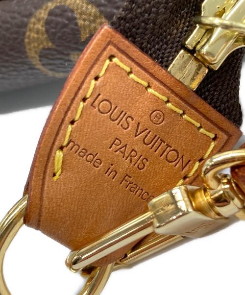 LOUIS VUITTON（ルイ ヴィトン）LOUIS VUITTON (ルイ ヴィトン) ポシェット・アクセソワール モノグラムハンドバッグ ブラウンの古着・服飾アイテム