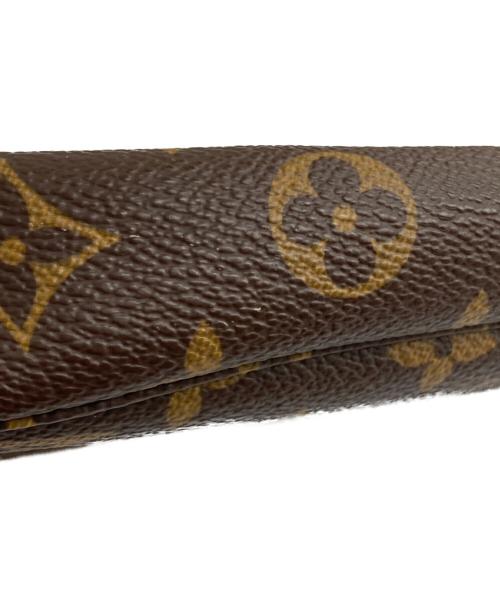 LOUIS VUITTON（ルイ ヴィトン）LOUIS VUITTON (ルイ ヴィトン) ポシェット・アクセソワール モノグラムハンドバッグ ブラウンの古着・服飾アイテム