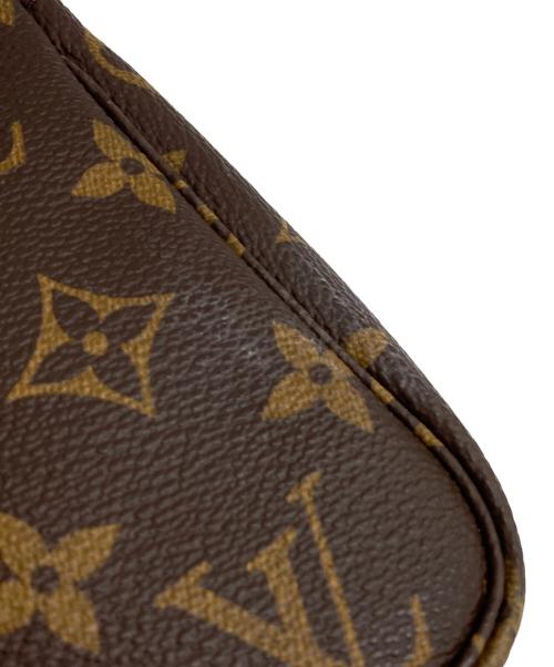 LOUIS VUITTON（ルイ ヴィトン）LOUIS VUITTON (ルイ ヴィトン) ポシェット・アクセソワール モノグラムハンドバッグ ブラウンの古着・服飾アイテム