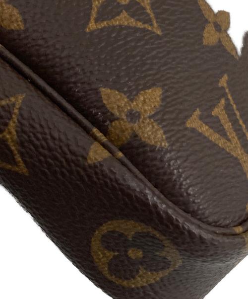 LOUIS VUITTON（ルイ ヴィトン）LOUIS VUITTON (ルイ ヴィトン) ポシェット・アクセソワール モノグラムハンドバッグ ブラウンの古着・服飾アイテム