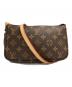 LOUIS VUITTON（ルイ ヴィトン）の古着「ポシェット・アクセソワール モノグラムハンドバッグ」｜ブラウン