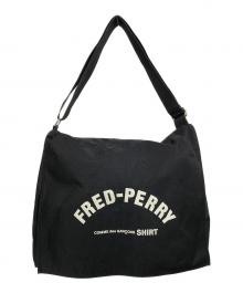 COMME des GARCONS SHIRT×FRED PERRY（コムデギャルソンシャツ×フレッドペリー）の古着「メッセンジャーバッグ」｜ブラック