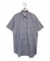 COMME des GARCONS SHIRT（コムデギャルソンシャツ）の古着「ショートスリーブストライプシャツ」｜ブルー×ホワイト