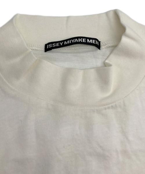 ISSEY MIYAKE MEN（イッセイミヤケメン）ISSEY MIYAKE MEN (イッセイミヤケメン) モックネックカットソー ホワイト サイズ:SIZE 2の古着・服飾アイテム