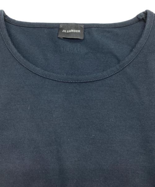JIL SANDER（ジルサンダー）JIL SANDER (ジルサンダー) バックロゴＴシャツ ブラック サイズ:Lの古着・服飾アイテム