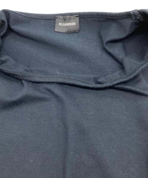 JIL SANDER（ジルサンダー）JIL SANDER (ジルサンダー) バックロゴＴシャツ ブラック サイズ:Lの古着・服飾アイテム