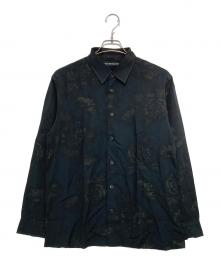 ISSEY MIYAKE MEN（イッセイミヤケメン）の古着「総柄シャツ」｜ブラック