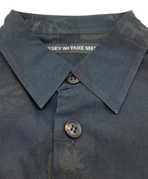 ISSEY MIYAKE MEN（イッセイミヤケメン）ISSEY MIYAKE MEN (イッセイミヤケメン) 総柄シャツ ブラック サイズ:SIZE 2の古着・服飾アイテム