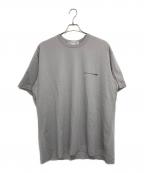 COMME des GARCONS SHIRTコムデギャルソンシャツ）の古着「ロゴプリントＴシャツ」｜グレー