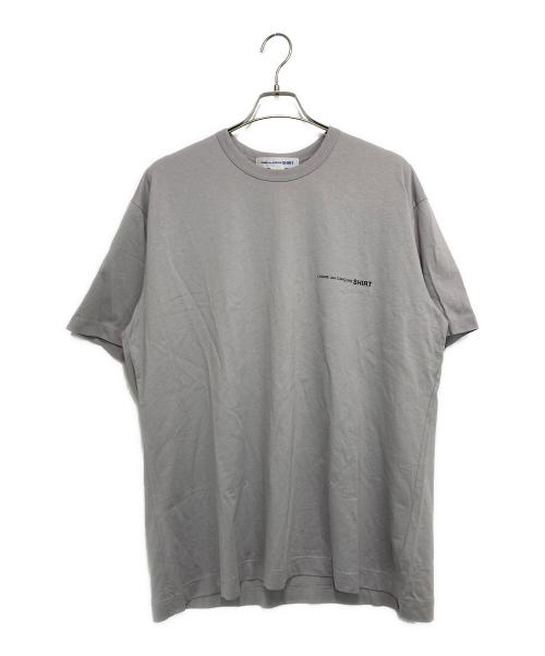 COMME des GARCONS SHIRT（コムデギャルソンシャツ）COMME des GARCONS SHIRT (コムデギャルソンシャツ) ロゴプリントＴシャツ グレー サイズ:Mの古着・服飾アイテム