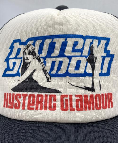 Hysteric Glamour（ヒステリックグラマー）Hysteric Glamour (ヒステリックグラマー) メッシュキャップ ブラック サイズ:FREEの古着・服飾アイテム