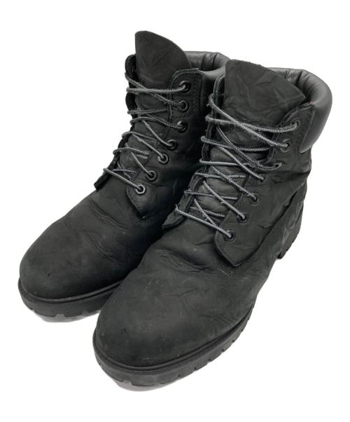 Timberland（ティンバーランド）Timberland (ティンバーランド) SUPREME (シュプリーム) LACE UP BLACK NUBUCK レースアップ ブーツ ブラック サイズ:27.5の古着・服飾アイテム
