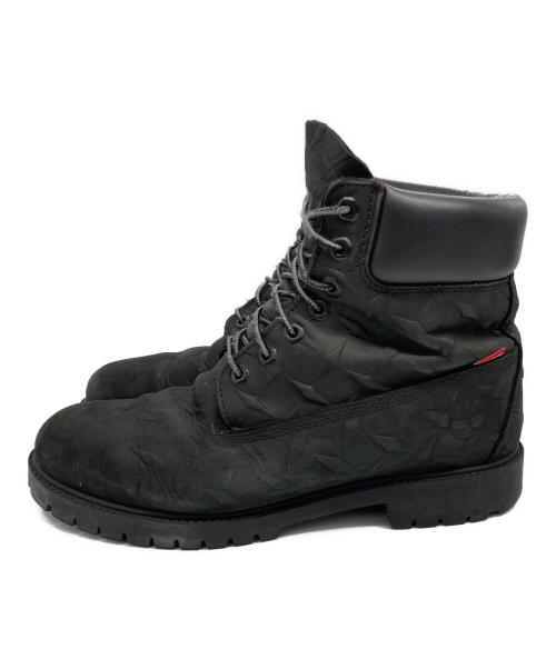 Timberland（ティンバーランド）Timberland (ティンバーランド) SUPREME (シュプリーム) LACE UP BLACK NUBUCK レースアップ ブーツ ブラック サイズ:27.5の古着・服飾アイテム