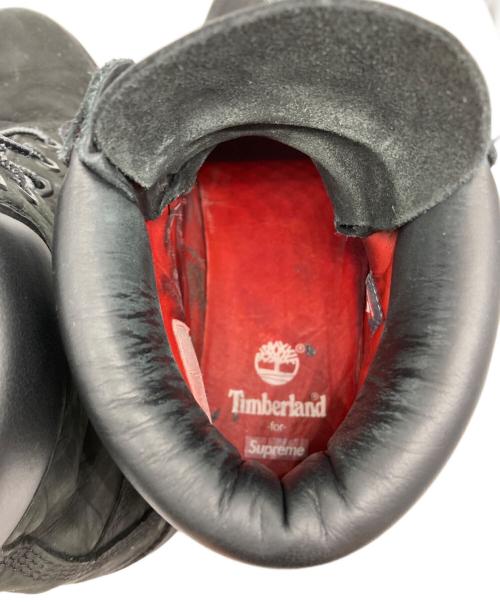 Timberland（ティンバーランド）Timberland (ティンバーランド) SUPREME (シュプリーム) LACE UP BLACK NUBUCK レースアップ ブーツ ブラック サイズ:27.5の古着・服飾アイテム