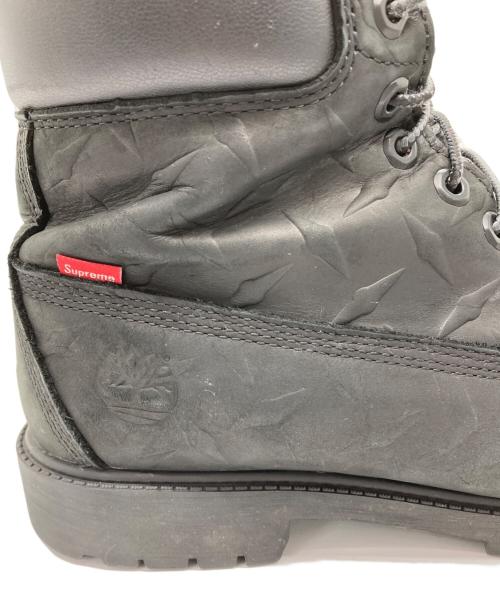 Timberland（ティンバーランド）Timberland (ティンバーランド) SUPREME (シュプリーム) LACE UP BLACK NUBUCK レースアップ ブーツ ブラック サイズ:27.5の古着・服飾アイテム