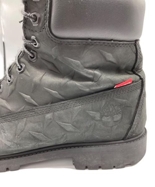 Timberland（ティンバーランド）Timberland (ティンバーランド) SUPREME (シュプリーム) LACE UP BLACK NUBUCK レースアップ ブーツ ブラック サイズ:27.5の古着・服飾アイテム