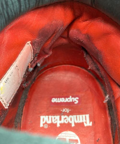 Timberland（ティンバーランド）Timberland (ティンバーランド) SUPREME (シュプリーム) LACE UP BLACK NUBUCK レースアップ ブーツ ブラック サイズ:27.5の古着・服飾アイテム