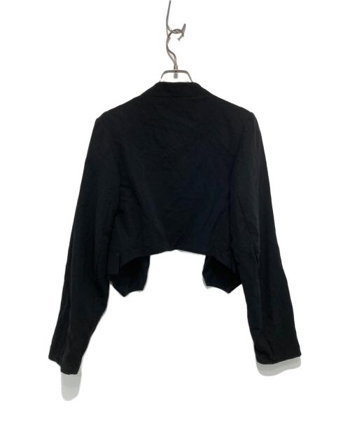 LIMI feu（リミフゥ）LIMI feu (リミフゥ) クロップドノーカラージャケット ブラック サイズ:Sの古着・服飾アイテム