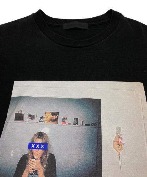 GOD SELECTION XXX（ゴッド セレクション トリプルエックス）GOD SELECTION XXX (ゴッド セレクション トリプルエックス) フォトプリントＴシャツ ブラック サイズ:Lの古着・服飾アイテム