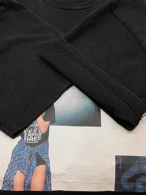 GOD SELECTION XXX（ゴッド セレクション トリプルエックス）GOD SELECTION XXX (ゴッド セレクション トリプルエックス) フォトプリントＴシャツ ブラック サイズ:Lの古着・服飾アイテム