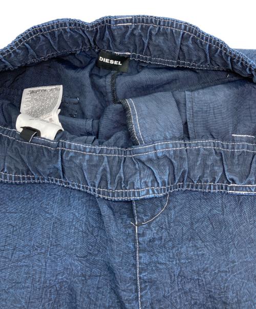 DIESEL（ディーゼル）DIESEL (ディーゼル) P-Berg Regular Fit Pants ブルー×ブラック サイズ:Lの古着・服飾アイテム