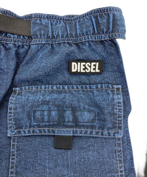DIESEL（ディーゼル）DIESEL (ディーゼル) P-Berg Regular Fit Pants ブルー×ブラック サイズ:Lの古着・服飾アイテム