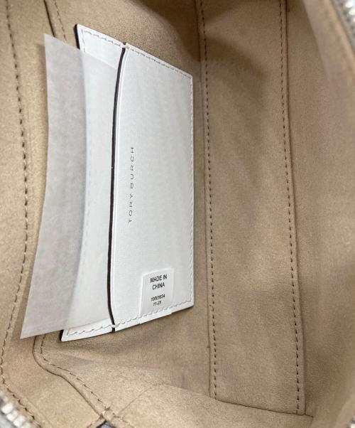 TORY BURCH（トリーバーチ）TORY BURCH (トリーバーチ) ROMY SLIM TOP HANDLE ショルダーバッグ グレーの古着・服飾アイテム