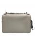 TORY BURCH (トリーバーチ) ROMY SLIM TOP HANDLE ショルダーバッグ グレー：30000円