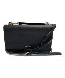 FURLA（フルラ）の古着「ウォレット ショルダーバッグ」｜ブラック