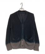 sacaiサカイ）の古着「Gradation Knit Cardigan」｜ブラック×グレー