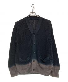 sacai（サカイ）の古着「Gradation Knit Cardigan」｜ブラック×グレー