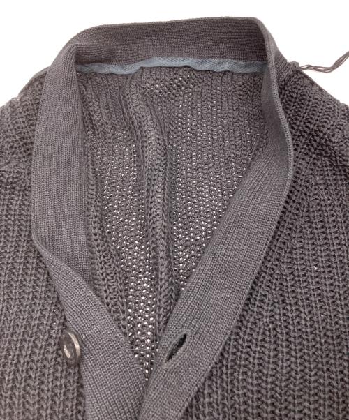sacai（サカイ）sacai (サカイ) Gradation Knit Cardigan ブラック×グレー サイズ:1の古着・服飾アイテム