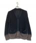 sacai（サカイ）の古着「Gradation Knit Cardigan」｜ブラック×グレー