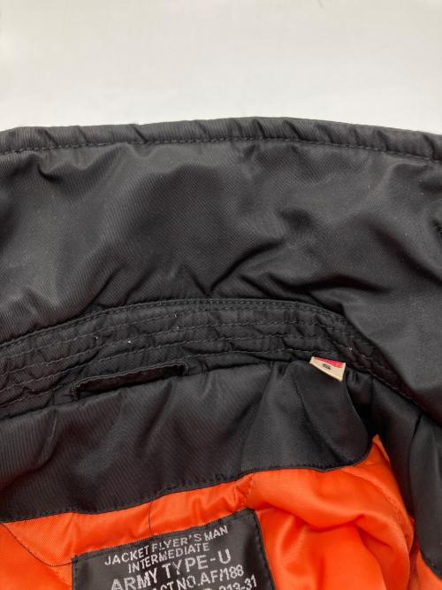 Schott（ショット）Schott (ショット) ARMY TYPE-U フライトジャケット ブラック サイズ:Sの古着・服飾アイテム