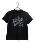 sacaiサカイ）の古着「geoff sacai by Geoff Mcfetridge Print T-Shirt」｜ブラック