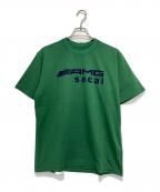 sacai×Mercedes AMGサカイ×メルセデス）の古着「コラボTシャツ」｜グリーン