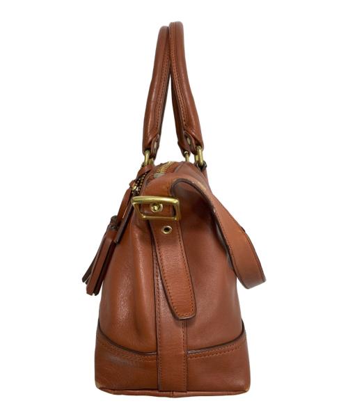 COACH（コーチ）COACH (コーチ) 2WAY レザーバッグ ブラウンの古着・服飾アイテム