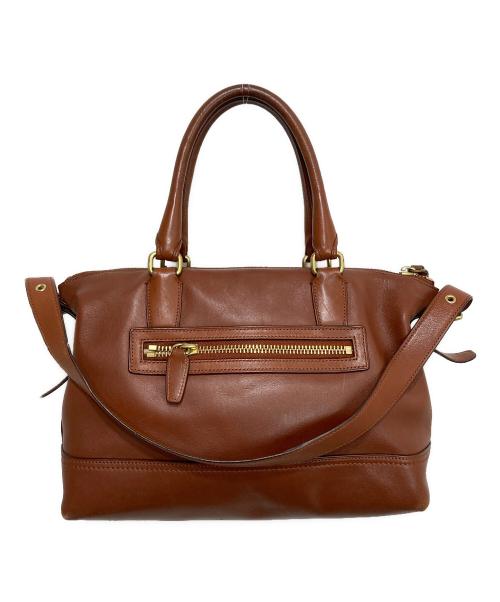 COACH（コーチ）COACH (コーチ) 2WAY レザーバッグ ブラウンの古着・服飾アイテム