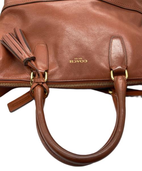 COACH（コーチ）COACH (コーチ) 2WAY レザーバッグ ブラウンの古着・服飾アイテム