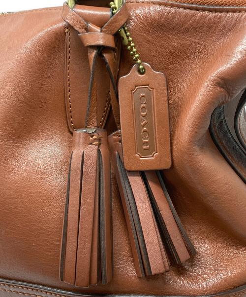 COACH（コーチ）COACH (コーチ) 2WAY レザーバッグ ブラウンの古着・服飾アイテム