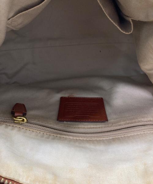 COACH（コーチ）COACH (コーチ) 2WAY レザーバッグ ブラウンの古着・服飾アイテム