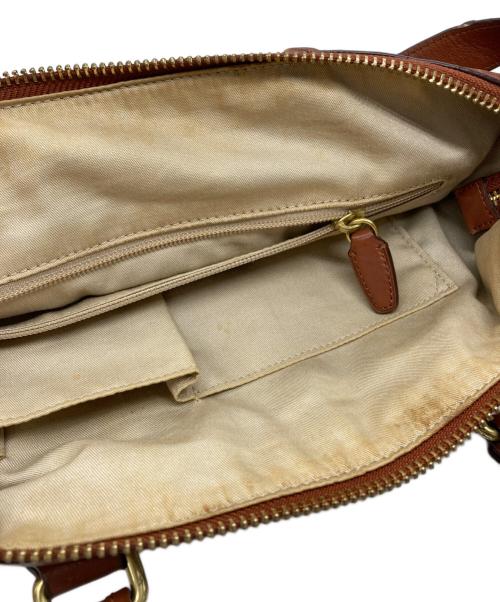 COACH（コーチ）COACH (コーチ) 2WAY レザーバッグ ブラウンの古着・服飾アイテム