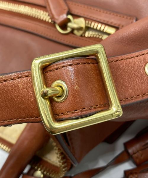 COACH（コーチ）COACH (コーチ) 2WAY レザーバッグ ブラウンの古着・服飾アイテム