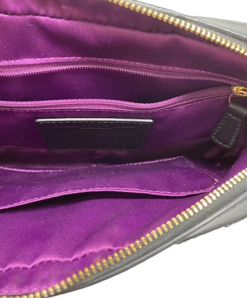 COACH（コーチ）COACH (コーチ) スパンコール シグネチャー ショルダーバッグ ブラックの古着・服飾アイテム