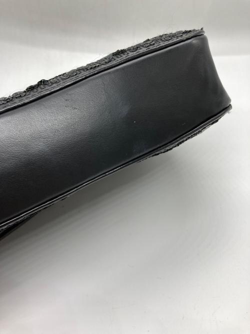 COACH（コーチ）COACH (コーチ) スパンコール シグネチャー ショルダーバッグ ブラックの古着・服飾アイテム