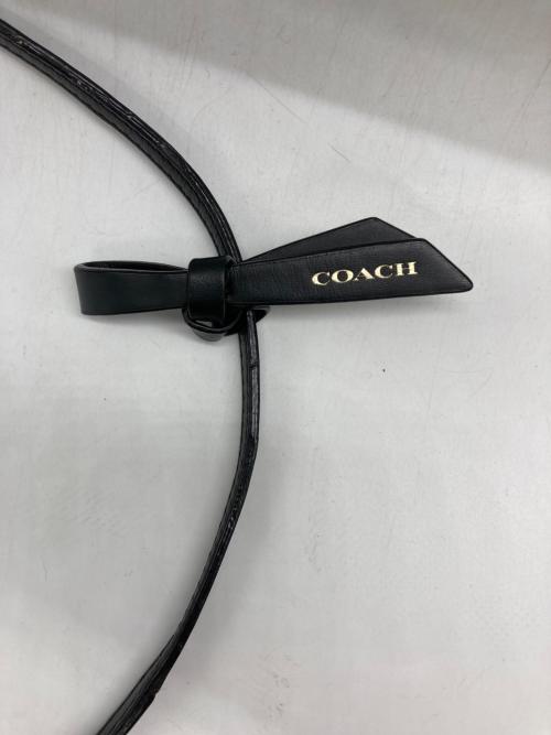 COACH（コーチ）COACH (コーチ) スパンコール シグネチャー ショルダーバッグ ブラックの古着・服飾アイテム