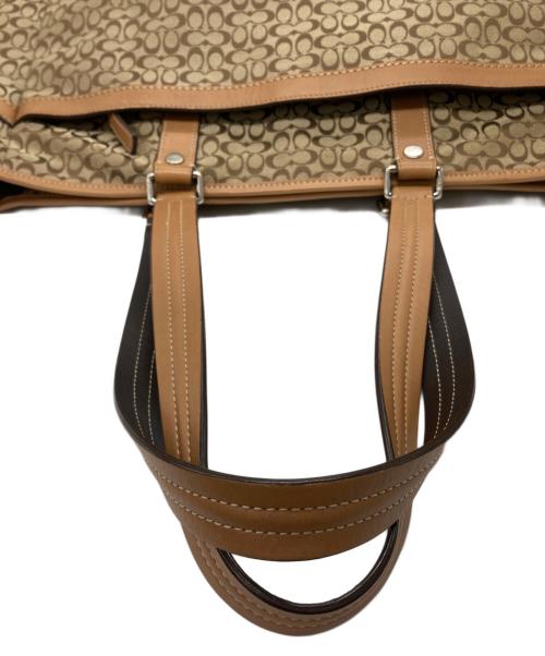 COACH（コーチ）COACH (コーチ) シグネチャー トートバッグ F77156 ベージュの古着・服飾アイテム