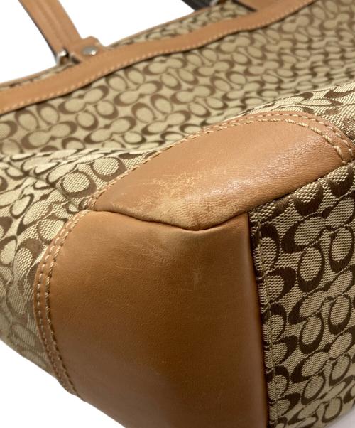 COACH（コーチ）COACH (コーチ) シグネチャー トートバッグ F77156 ベージュの古着・服飾アイテム