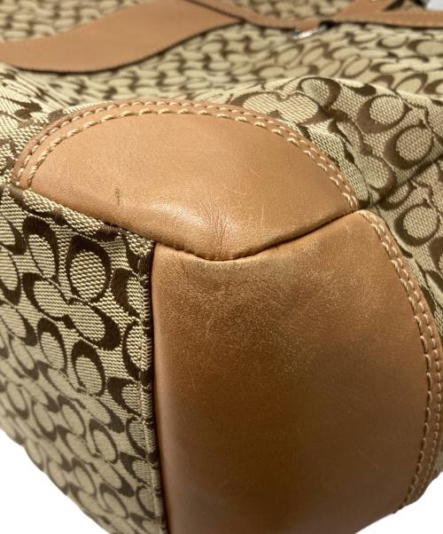 COACH（コーチ）COACH (コーチ) シグネチャー トートバッグ F77156 ベージュの古着・服飾アイテム